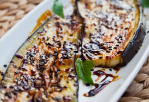 Roasted Balsamic Eggplant