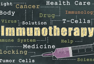 photo of the text "Immunotherapy"