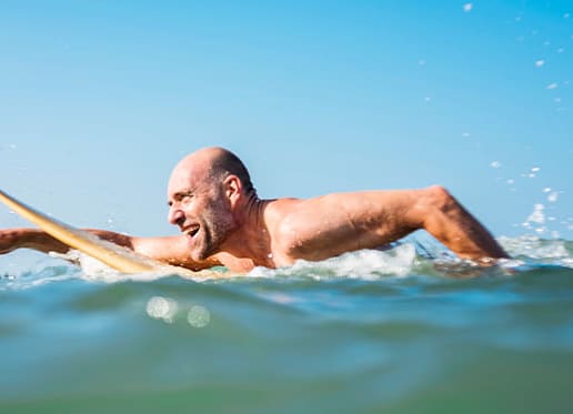 Man Surfing