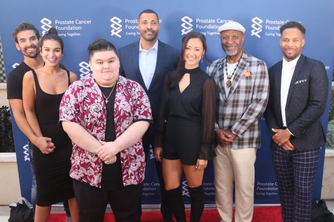 Group Photo Left to right: Jared Haibon, Ashley Iaconetti-Haibon, Jovan Armand, Timon Kyle Durrett, Sydney Lotuaco, James Pickens Jr., and Wills Reid