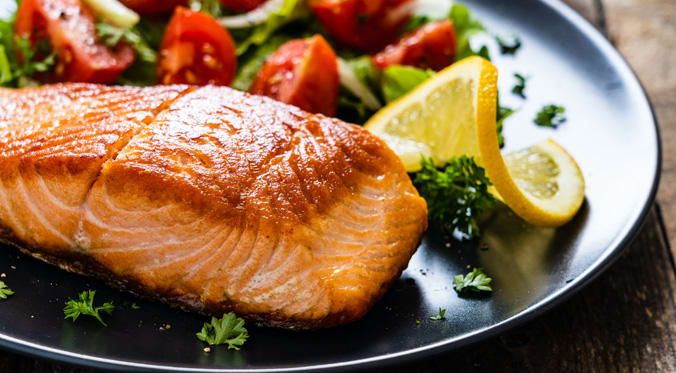 Salmon dish