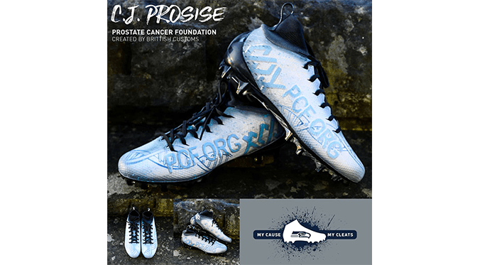 CJ Prosise Cleats