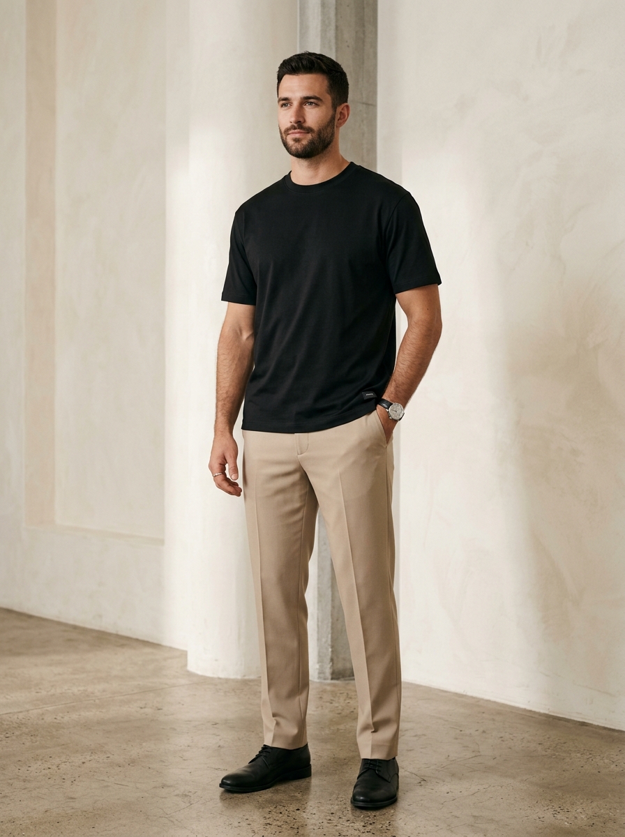 Classic Essential T-Shirt (Black)