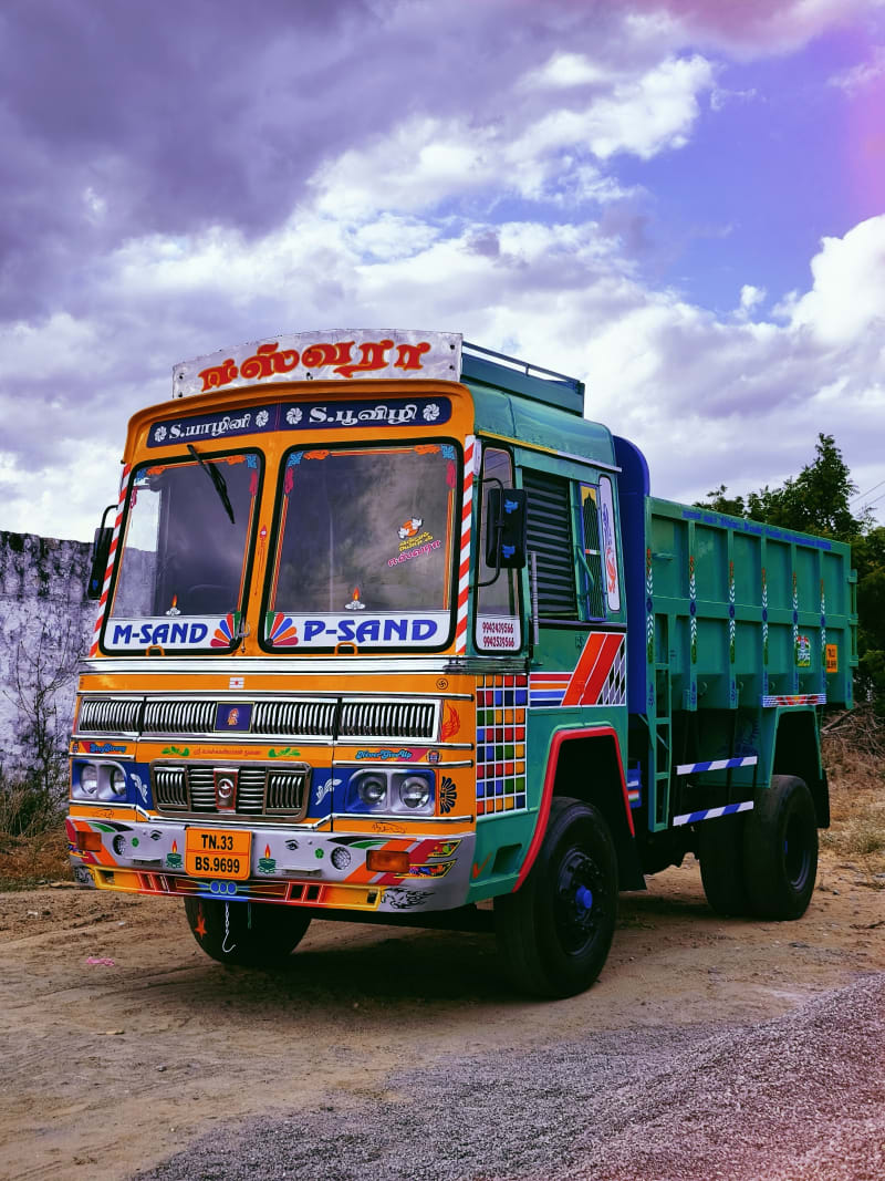 Eswara Sand delivery lorry