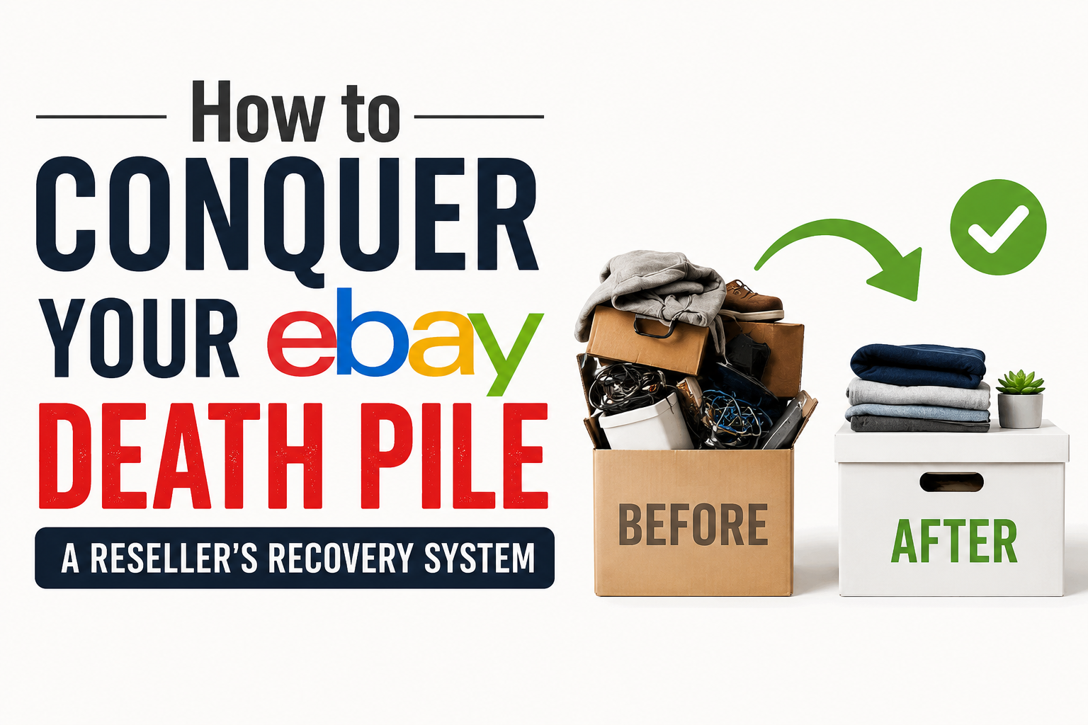 How to Conquer Your eBay Death Pile: A Reseller's Recovery System