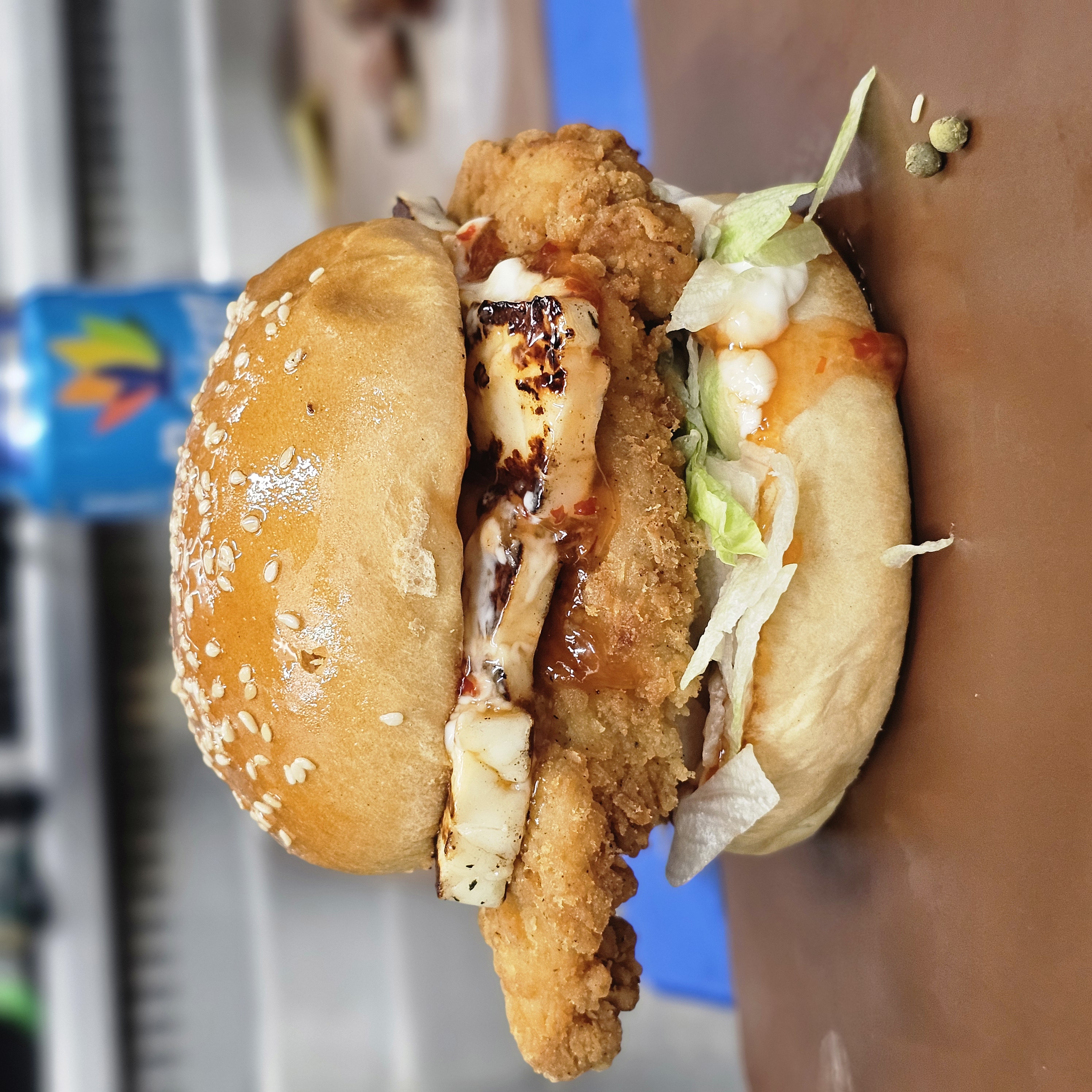 Chicken and Halloumi