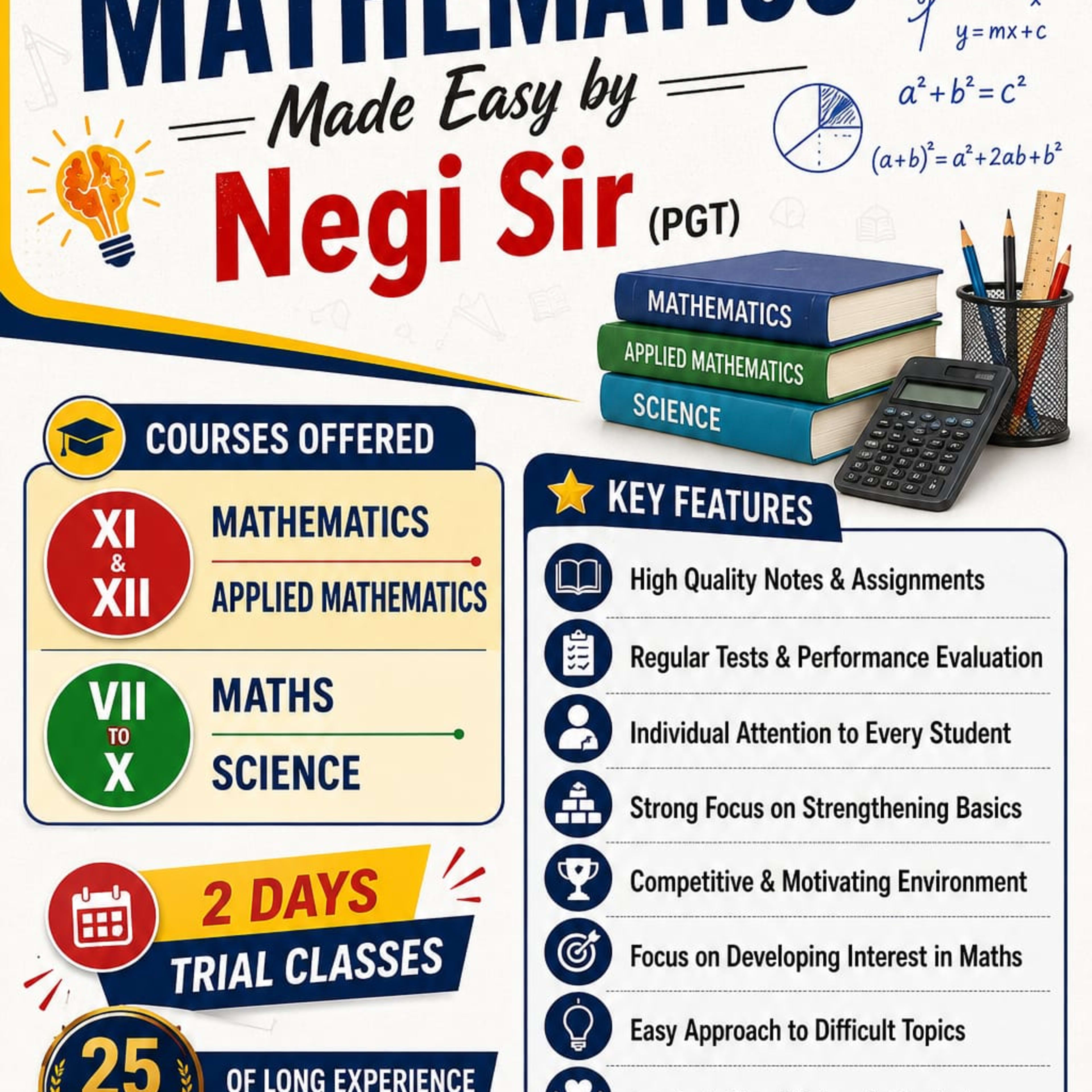 Mathematics Made Easy by Negi Sir — photo 1