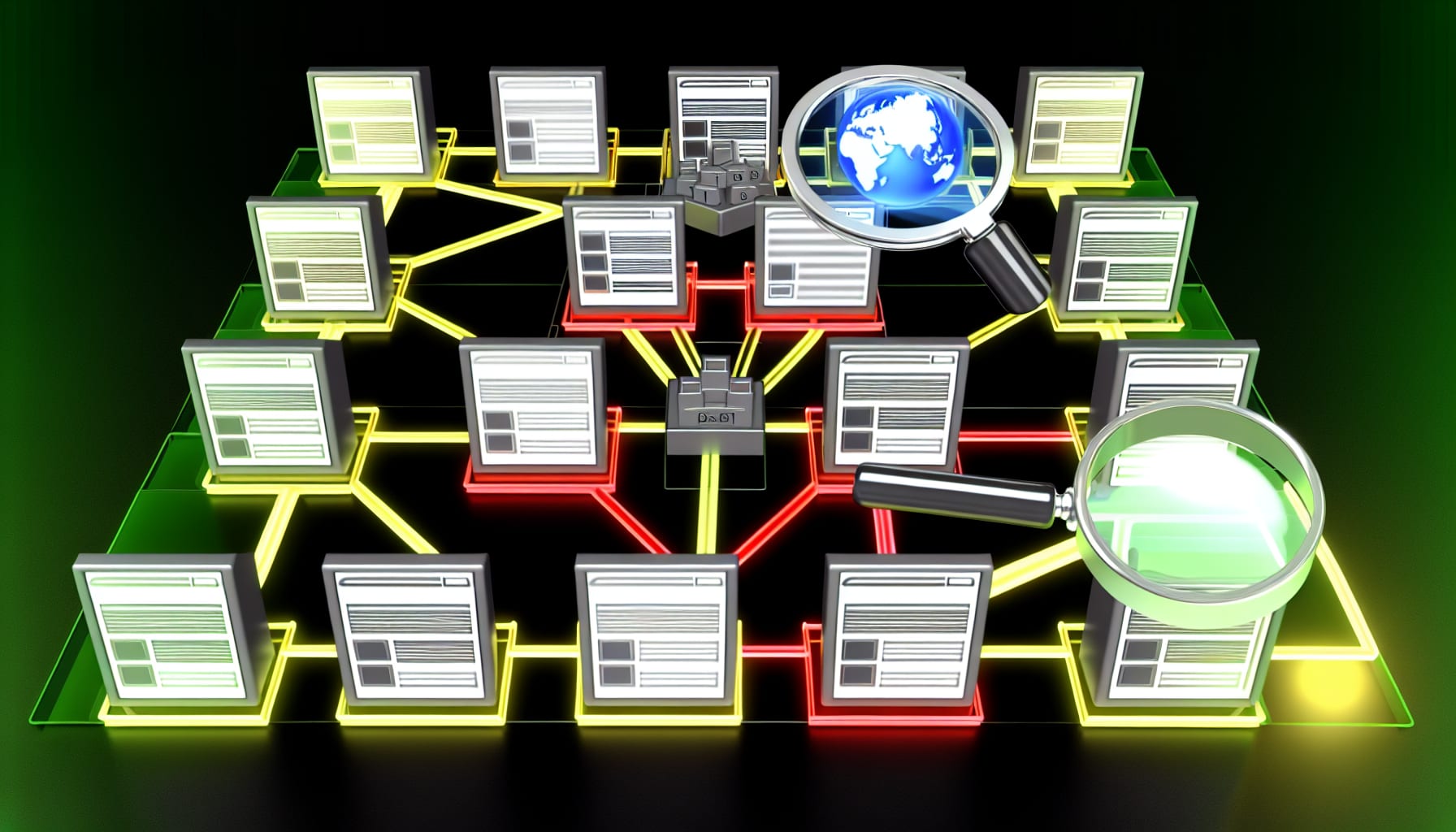Visual representation of sitemap structure and SEO impact