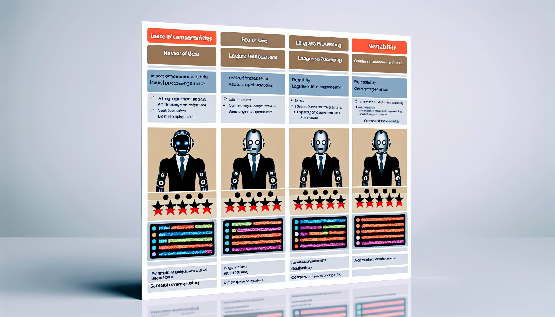 Comparison chart of top AI agent frameworks for sales email automation.