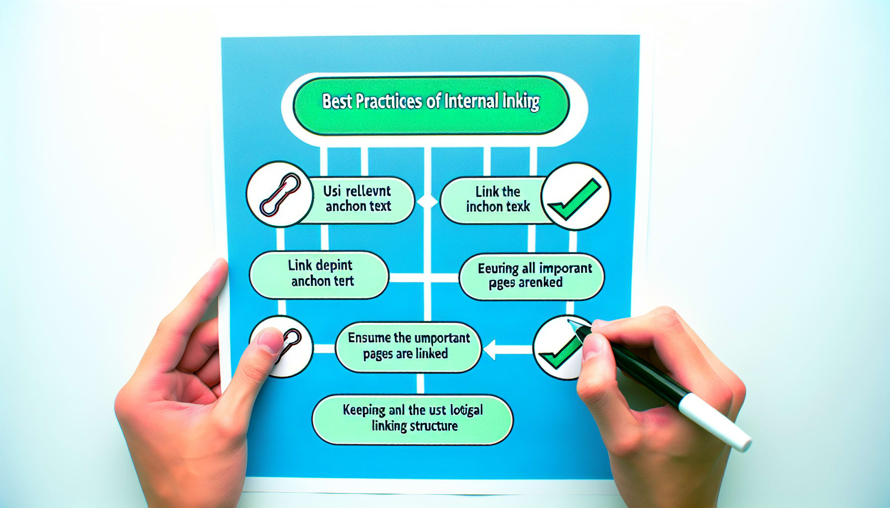 Checklist for internal linking best practices
