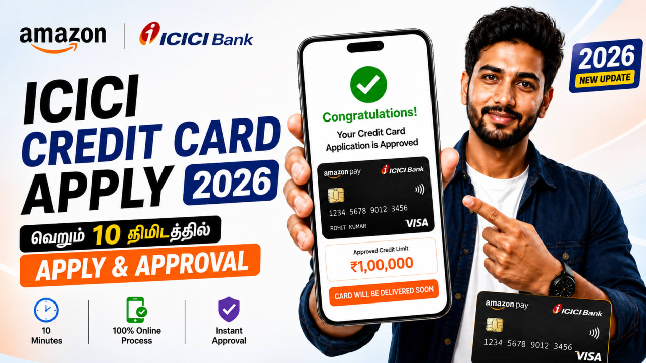 Amazon Pay ICICI Credit Card Apply Online Tamil 2026