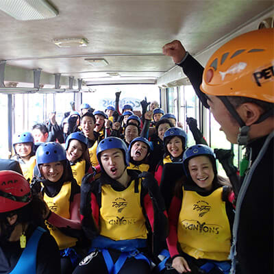 Tour briefing - Minakami CanyoningTour Flow