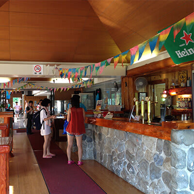 カフェでリラックス - みなかみ キャニオニングツアーの流れ