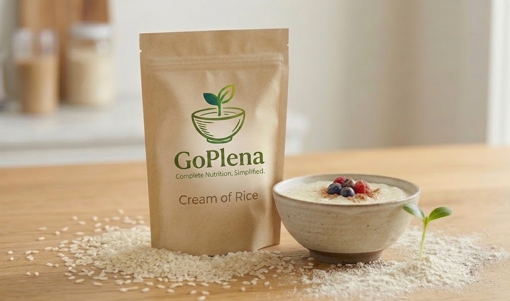 Bowl of GoPlena porridge
