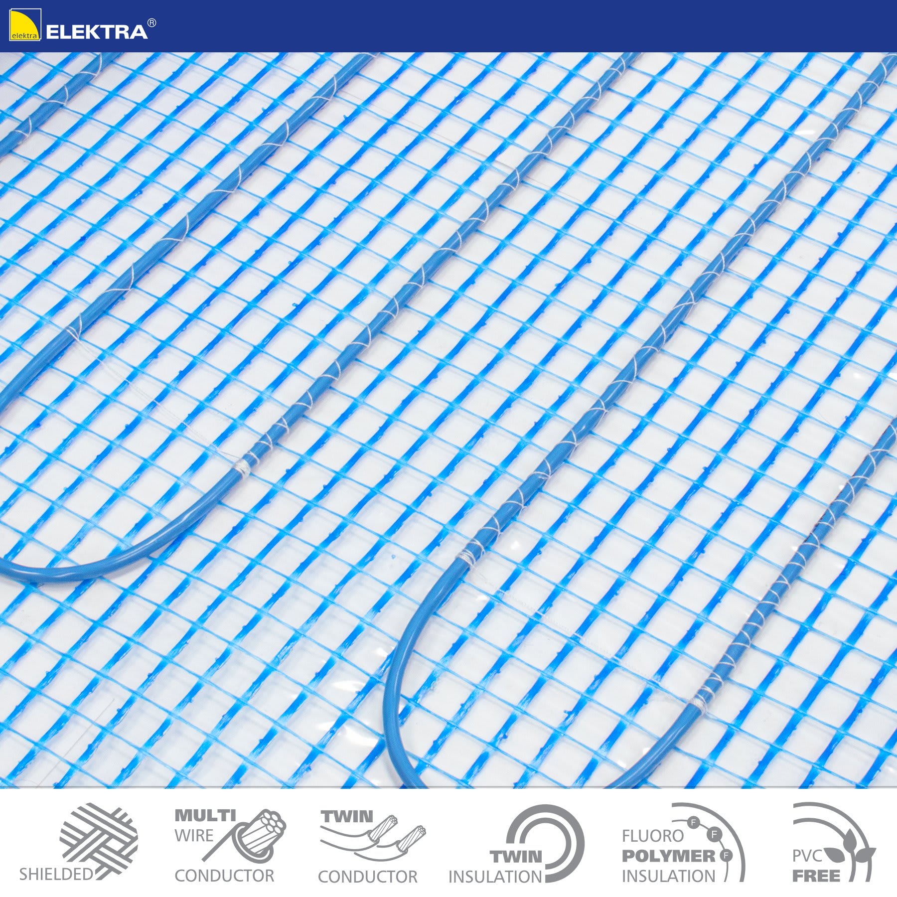 Elektra 100W/m2 Underfloor Heating Mat Kit - Image 5