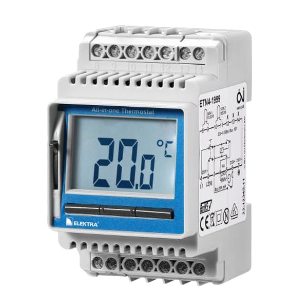 Din Rail Mounted Temperature Controller