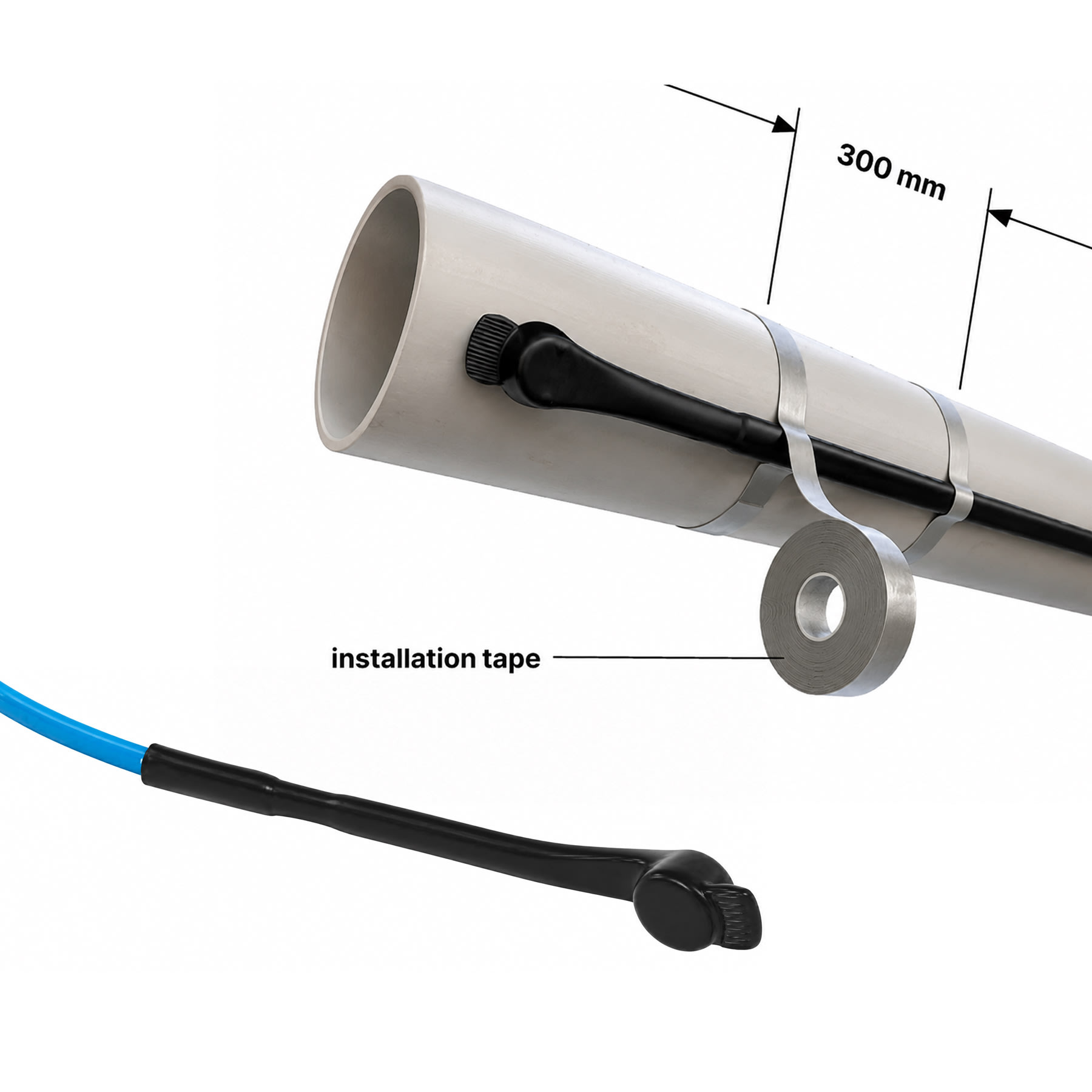 Elektra freezetec installation on plastic pipework