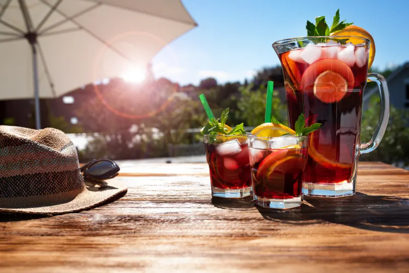 Nyt litt sangria p� Gran Canaria