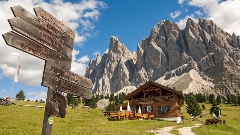 Fottur i Dolomittene