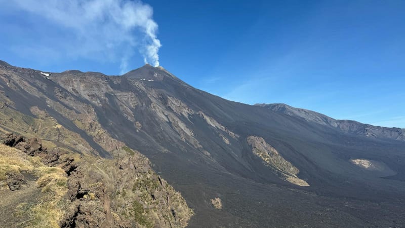 Vandring til vulkanen Etna