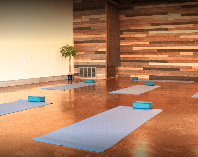 Dark Brown, Nature-Accented Yoga Studio, Belton, TX, Production