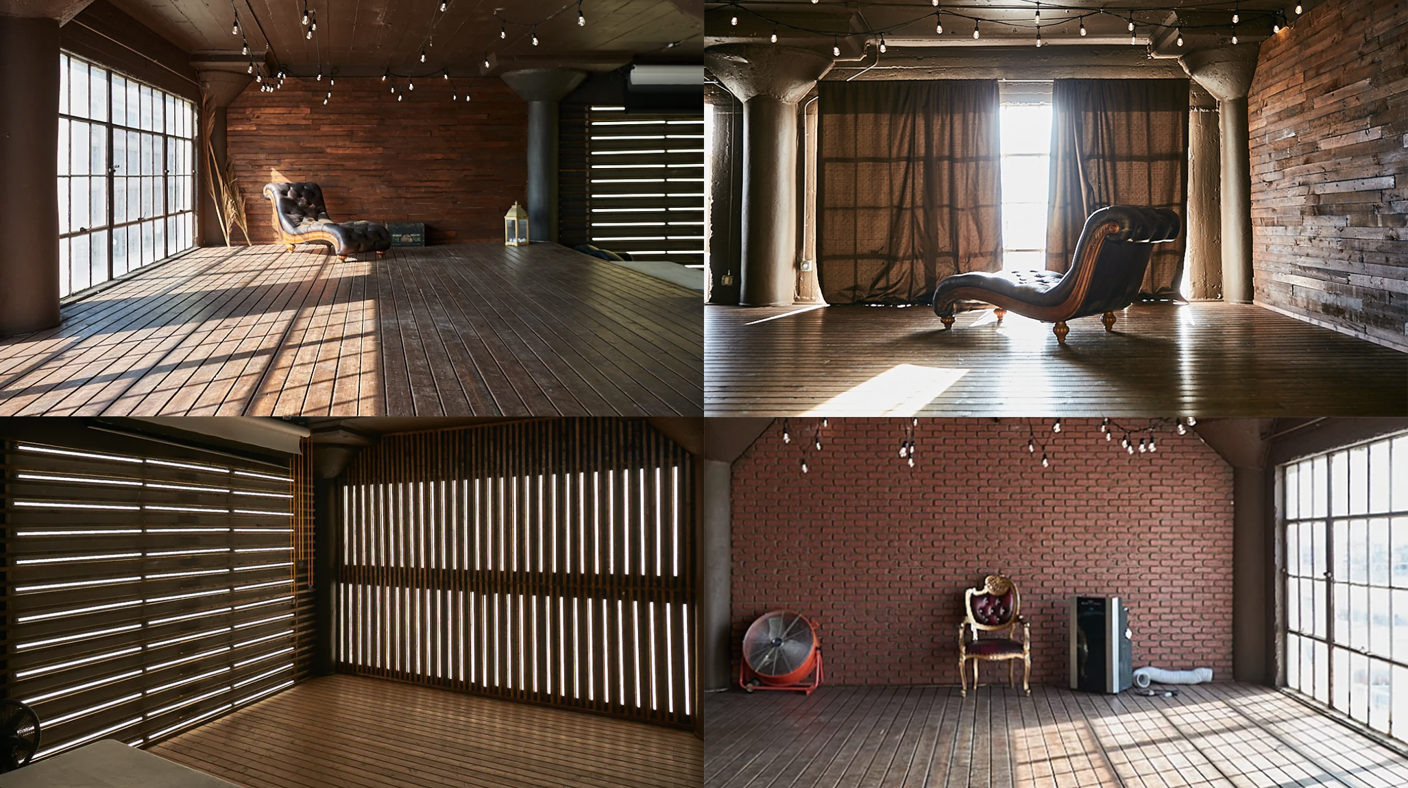 Wooden Cabin Studio with Large Windows, LED & String Lights, Brick &  Reclaimed Wood Walls ideal for music video and photos - ART 2, Los Angeles,  CA | Production | Peerspace