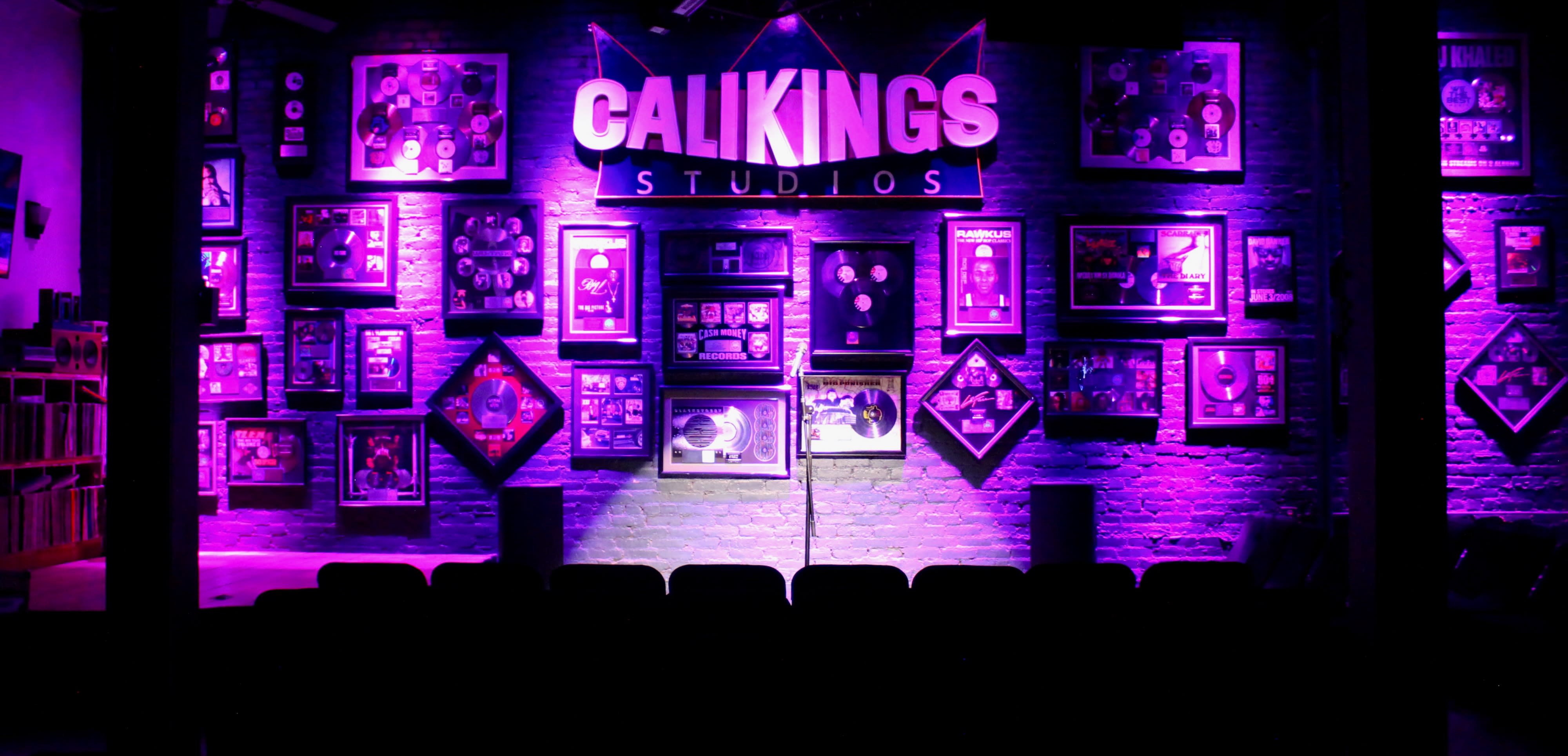 Comedians perform on stage at the FRANK event, showcasing their acts on April 5, 2023.