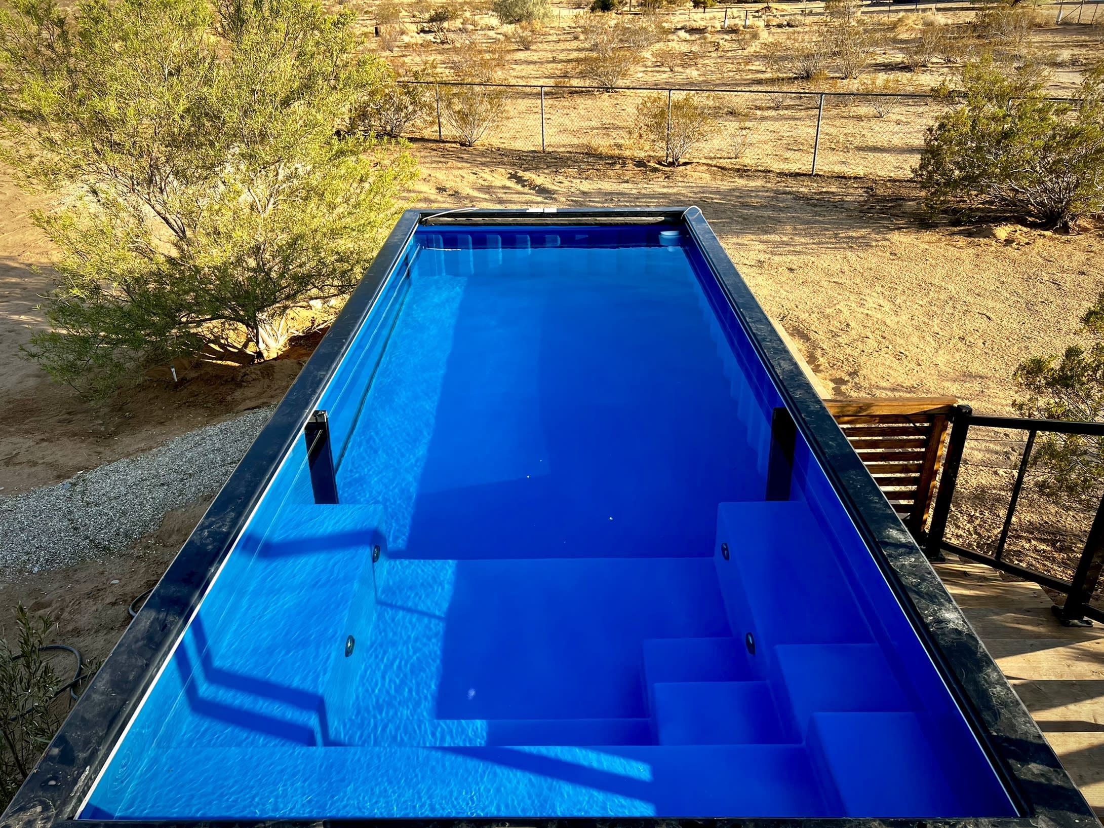 Black Box Shipping Container Home in Yucca Valley CA, USA 