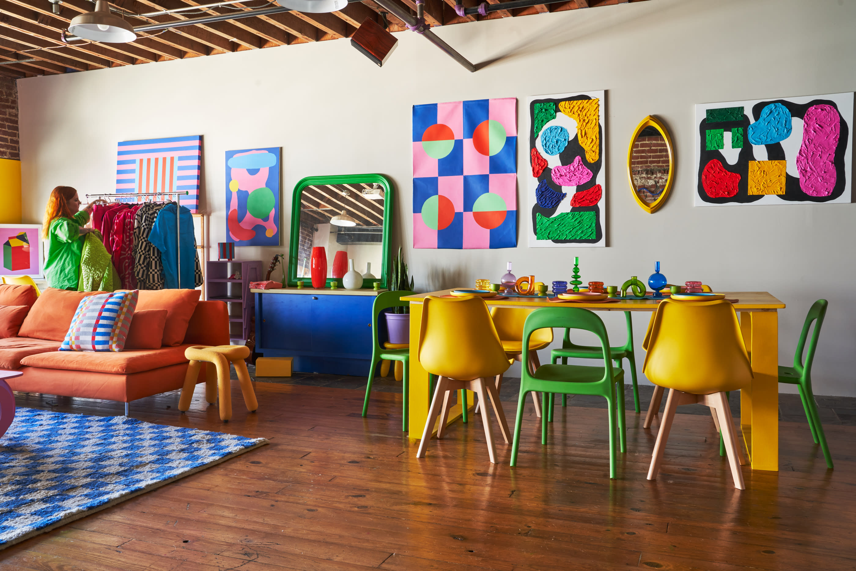 Downtown Artist Loft Bursting with Color, Long Beach, CA