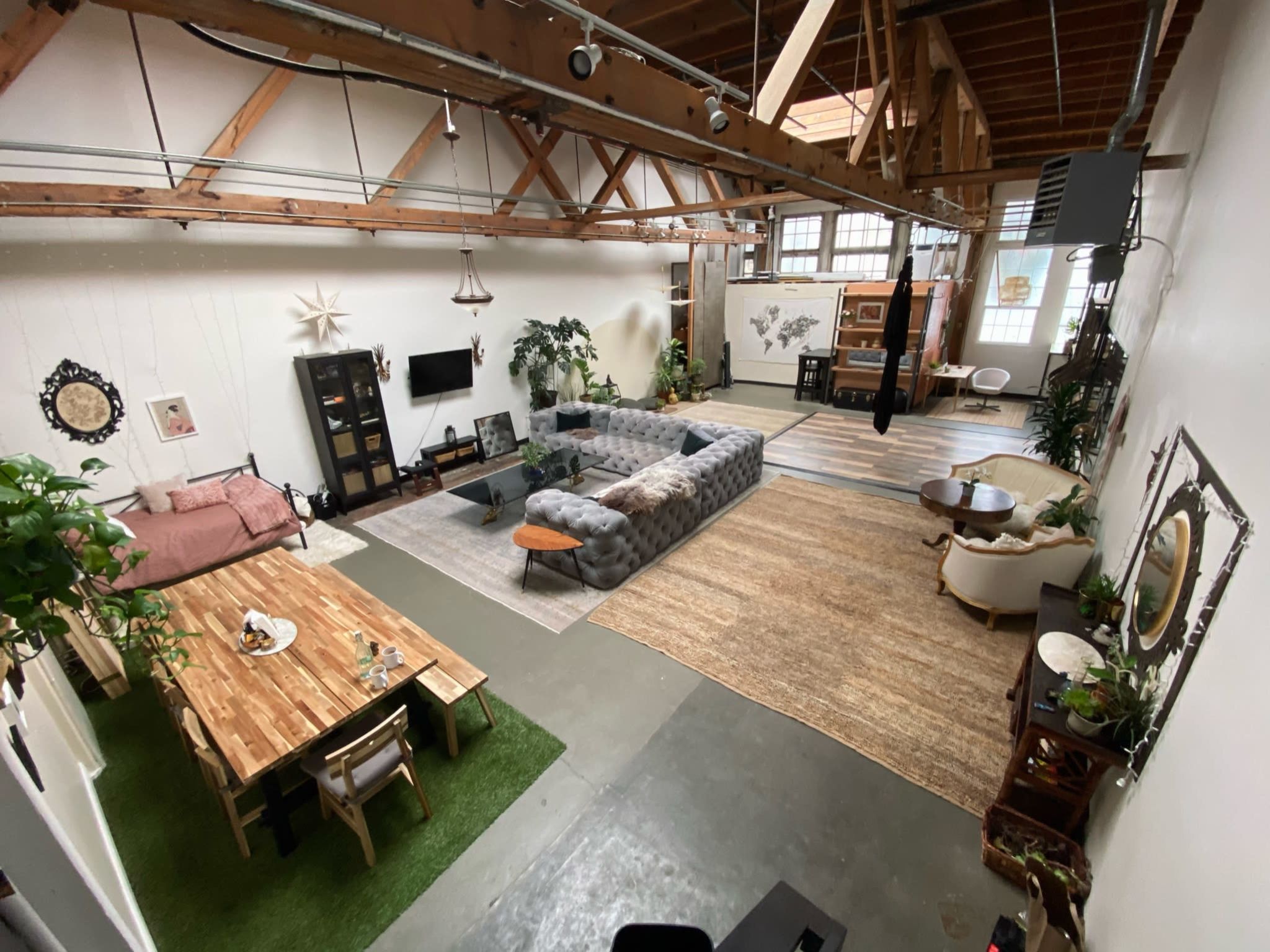 Industrial Artist Warehouse Loft with Natural Light and Views of Downtown.,  Oakland, CA, Production