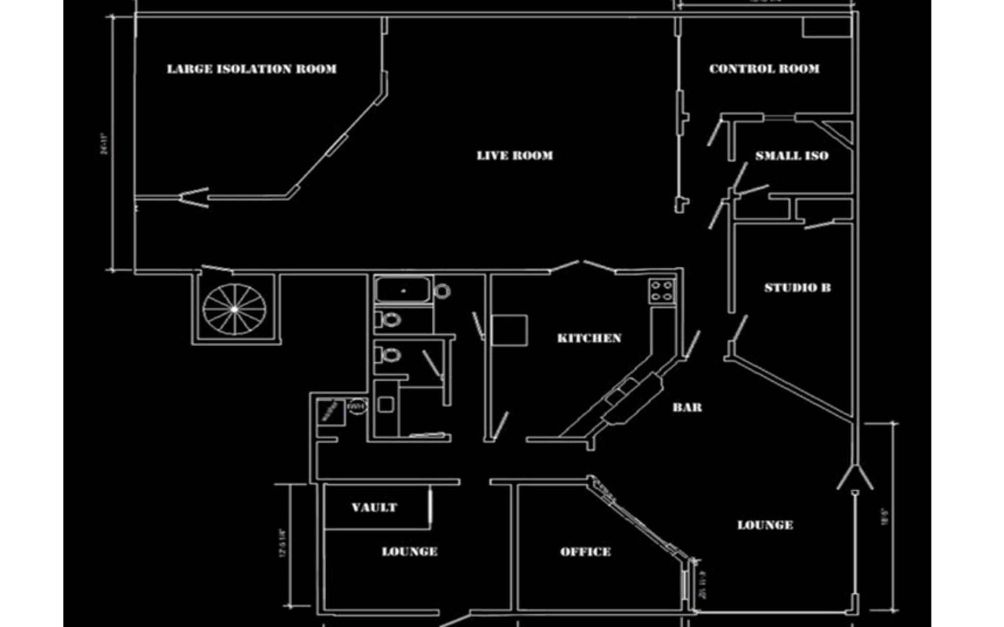 100 Recording Studio Floor Plan Anyone Have A 12 U0027x24
