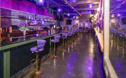 Private Cow Hollow Speakeasy: Purple Room with Luxe Ambiance, San