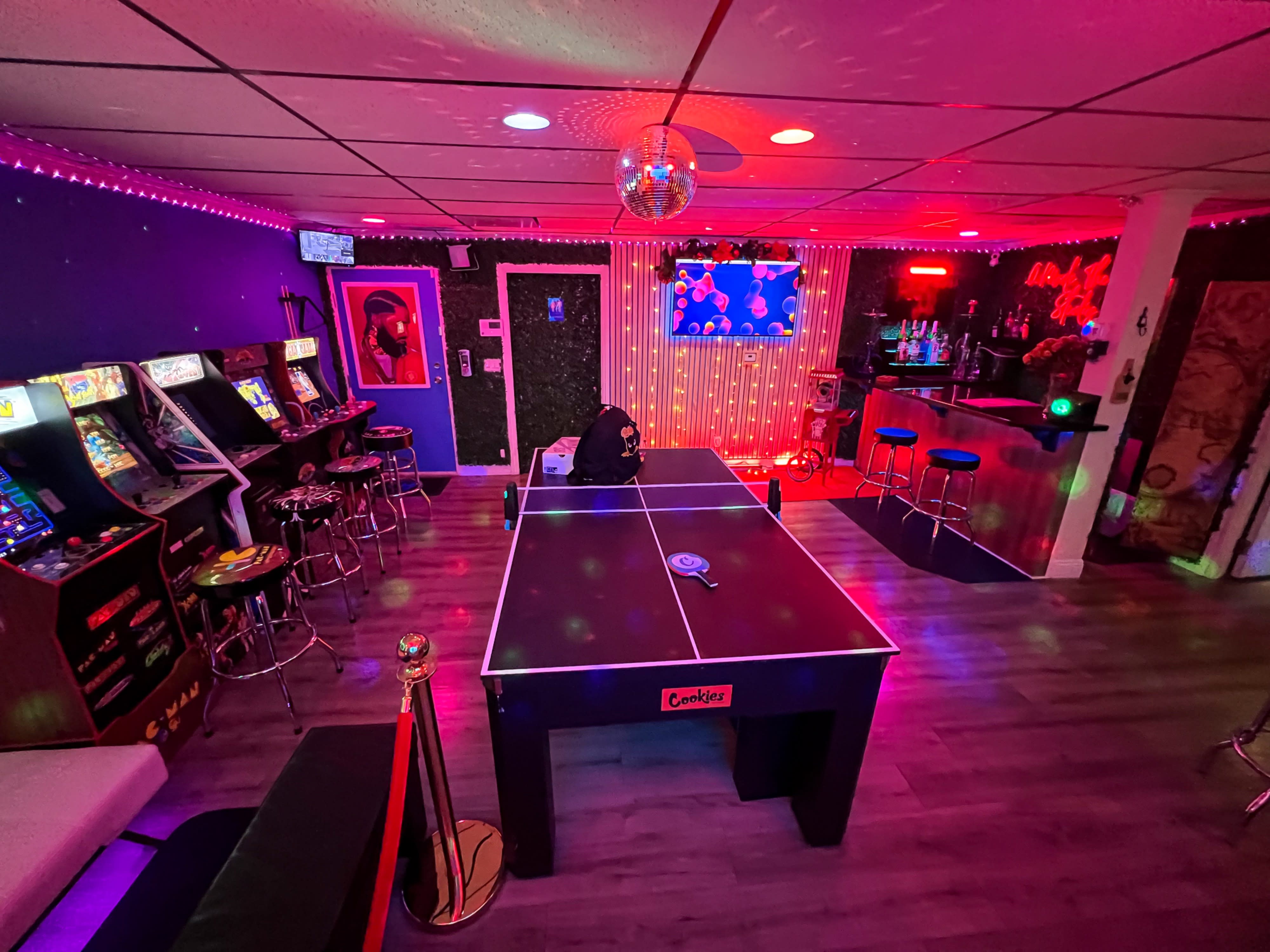 Man Cave Game Room LED Lighting - Contemporary - Family Room - Seattle - by  Solid Apollo LED