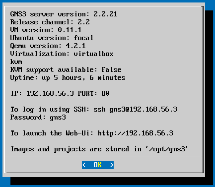 gns3 start