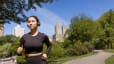 Woman jogging in Central Park 