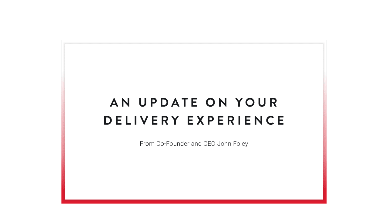 Peloton expedited delivery new arrivals