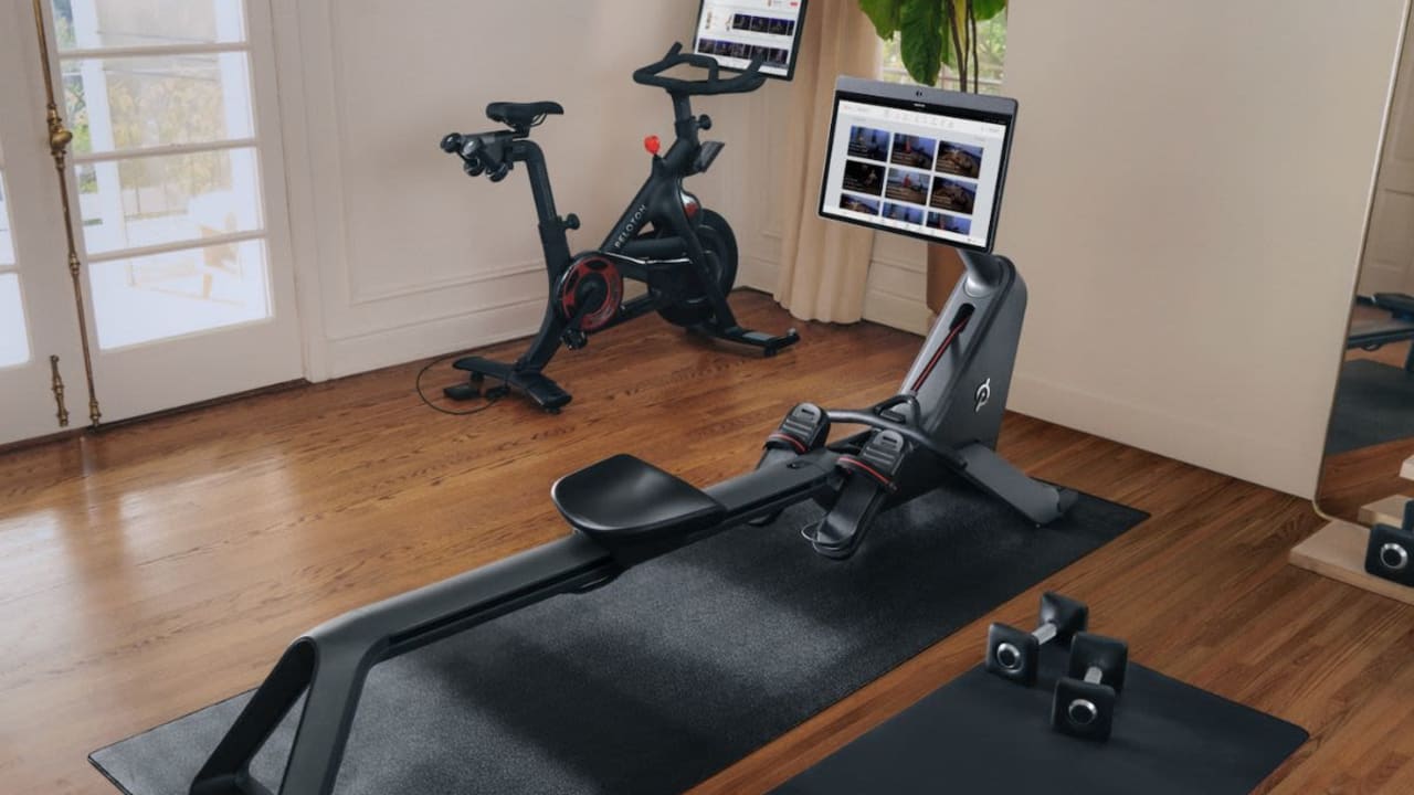 Exercise rowing bike hotsell