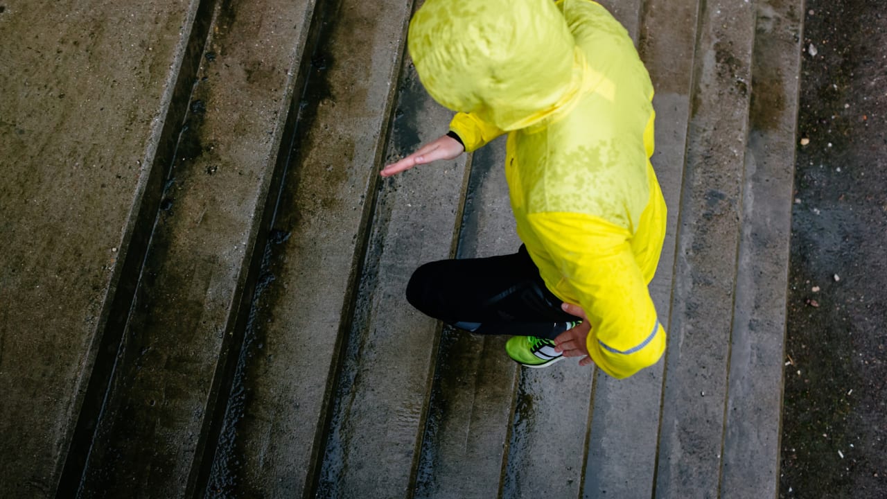 Wet weather top running shoes