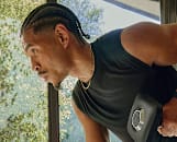 Man lifting weights