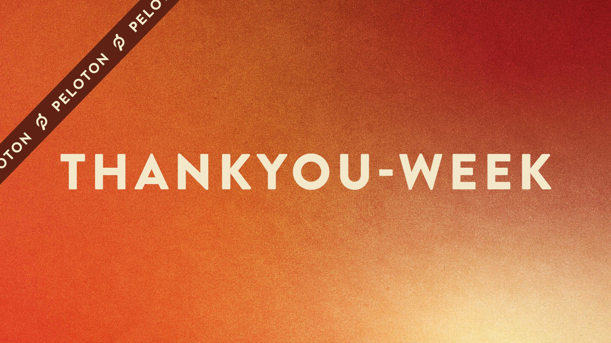 Peloton Pr sentiert ThankYou Week 2020 peloton-pr-sentiert-thankyou-week-2020