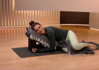 restorative yoga pose