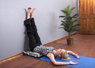 Legs up the Wall yoga pose