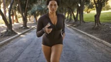 Wellness Trends: A woman running outside.