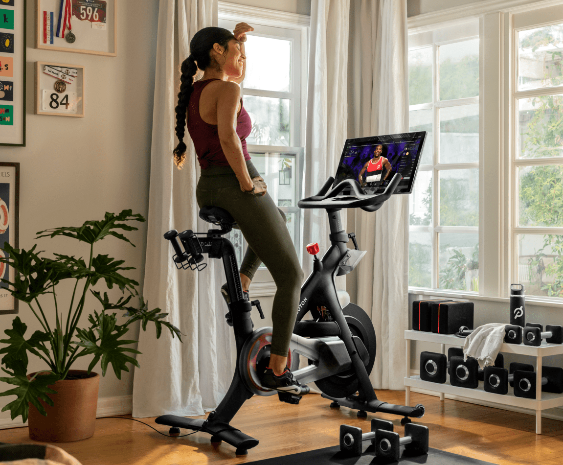 home exercise bike peloton