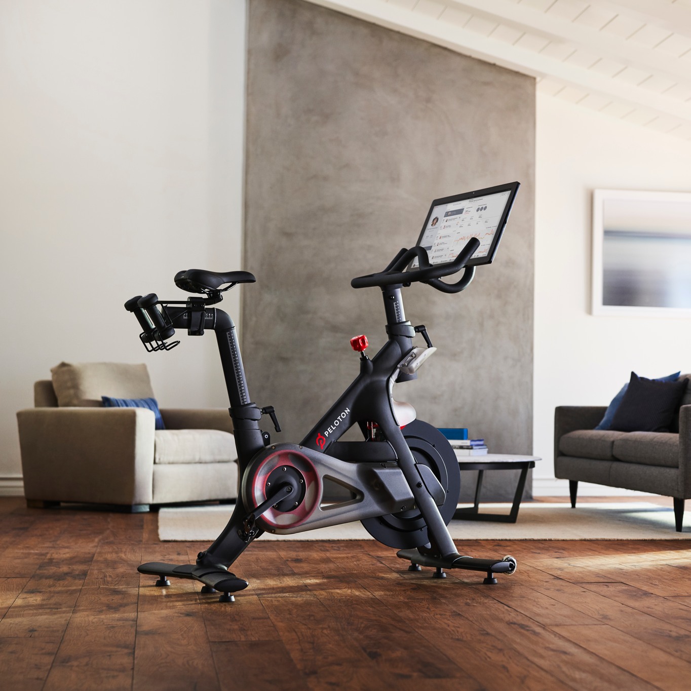 Peloton Exercise Bike With Indoor Cycling Classes Streamed Live On Demand