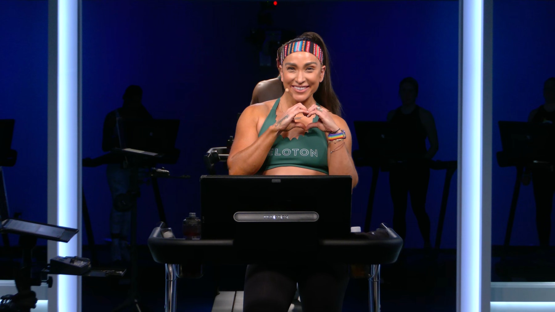 Peloton a fitness instructor tackles mental health during online