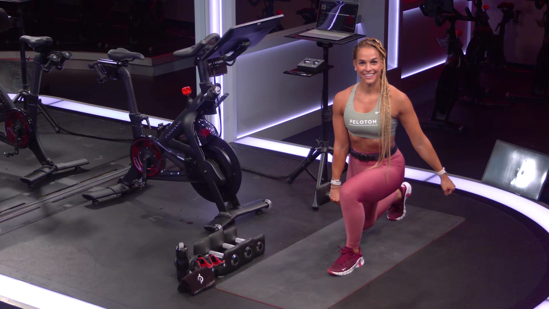 Peloton bootcamp with clearance bike