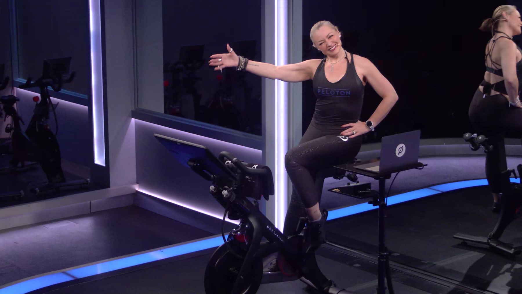 Peloton on bike discount trainer