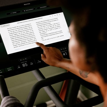 Add a routine from Peloton’s world-class Instructors to your Entertainment workout.
