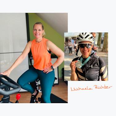 „Ich bin zweifache Mutter und habe daher nicht viel Zeit. Also habe ich Peloton für mich entdeckt.”